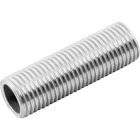 Tubo roscado L.1cm M10x1, en hierro galvanizado