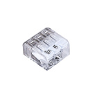 Conector compacto p/cable con palanca de apertura y cierre 3 poles 0,2-2,5mm2 450V 24A (caja 100pc)