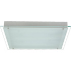 Plafond MALAQUITE quadrado 3xG11 PL C.69xL.69xAlt.6cm Cinzento