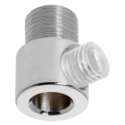 Ring cord grip with with 7mm long male threaded fixing M10x1, in chrome brass