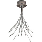 Ceiling Lamp ÁRVORE 30xG4 12V L.68xW.52xH.77cm Chrome