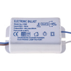 Electronic ballast for 9W bulb, in plastic