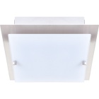 Plafond LARGO 2xG9 L.20xW.20xH.6cm Satin Nickel