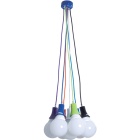Suspensão ARCO-IRIS 7xE27 Alt.Reg. multicores