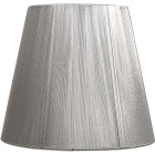 Lampshade INDIRA round & conic in threads with fitting E27 H.24xD.40cm Silver