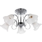 Plafond MARSELLA 5xE14 Alt.25xD.60cm cromado