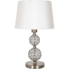 Candeeiro de mesa KEGAN 1xE27 Alt.48xD.30cm oxidado/branco