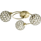 Plafond KEGAN 3xG9 Alt.17xD.34cm oxidado