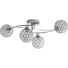 Plafond KEGAN 4xG9 C.50xL.26xAlt.17cm cromado