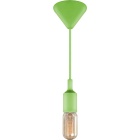 Suspensão COLIBRI 1xE27 Alt.Reg.xD.7cm verde