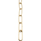 Cadeado de 3mm espessura em latão bruto (CAD. LA 3 BRUTO)