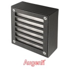 Plafond QUADRA quadrado com grelha IP65 1xG9 C.11,5xL.5,4xAlt.11,5cm antracite