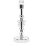 Base for Table Lamp SALIR 1xE27 H.32xD.12cm Chrome