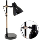 Table Lamp DALVA 1xE27 H.47xD.23cm Black/Wood