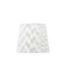 Abat-jour FATIMA redondo cónico com pinça Alt.12xD.15cm branco