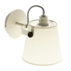 Aplique MORGANA 1xE14 L.15,5xAn.26,5xAl.19cm Blanco