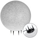 Bola de luz com espigão BONINA IP65 1xE27 Alt.57xD.50cm cor granito