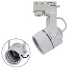 Foco redondo para calha AYRTON (2 condutores) GU10 Alt.14,5xD.7,5cm branco