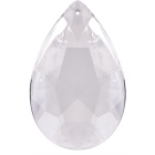 Almendro en cristal 7,6x4,9cm 1 taladro color transparente