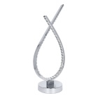 Candeeiro de mesa DRAGON 12W LED 3800lm 4000K Alt.45xD.18cm cromado com cristais