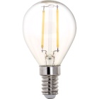 Lâmpada E14 (fino) Esférica CLASSIC LED 2W 4000K 250lm transparente-A++