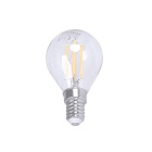 Lâmpada E14 (fino) Esférica CLASSIC LED 4W 2700K 470lm transparente-A++