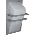 Aplique ANTUÃ IP65 1xE27 C.19xL.15xAlt.35cm metal+plástico cinzento