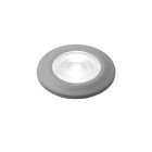 Foco Exterior Empotrar en el Suelo CECI 1xGU10 6W pulsador CCT (2colores) IP67 Al.12,7xD.9,2cm gris
