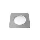 Aplique/Foco empotrable CECI cuadrado 1xGU10 4,8W pulsador 2CCT IP66 L.9,2xAn.9,2xAl.12,7cm gris