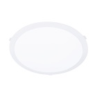 Foco de encastrar INTEGO 2.0 PC redondo 24W LED 2500lm 6400K 120° Alt.2,5xD.30cm branco