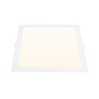 Foco de encastrar INTEGO 2.0 PC quadrado 18W LED 1850lm 4000K 120° C.22,5xL.22,5xAlt.2,5cm branco
