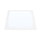 Foco de encastrar INTEGO 2.0 PC quadrado 18W LED 1850lm 6400K 120° C.22,5xL.22,5xAlt.2,5cm branco
