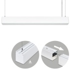 Barra suspensa LINEX B2 120cm 1x40W LED 3200lm 4000K 110° C.118xL.6xAlt.Reg.cm branco
