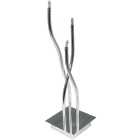 Candeeiro de mesa LEONOR 3xG4 12V C.14xL.14xAlt.48cm cromado