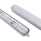 Armadura estanque LINESTRA X2 150cm IP65 1x28W LED 3000lm 6400K 130° C.150xL.7,2xAlt.6cm cinzento