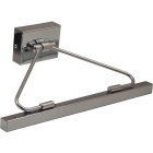 Aplique CAVALCANTI 2xG9 C.38,5xL.21,5xAlt.7,5cm níquel