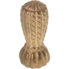 Remate Alt.4,3xD.1,9cm, em latão bruto