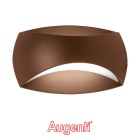 Aplique MERIDIAN IP65 1x15W LED 1800lm 3000K C.25xL.11xAlt.15cm cor ferrugem