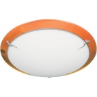 Plafond HYERES redondo 2xE27 Alt.12xD.40cm cerejeira/branco