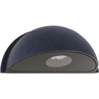 Aplique ARNOT IP54 1x6W LED 415lm 4000K C.16,5xL.8xAlt.8,5cm alumínio+vidro antracite