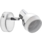 Aplique RUI 1x5W LED 420lm 3000K C.8xL.13xAlt.12,5cm cromado