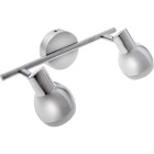 Aplique RUI 2x5W LED 840lm 3000K C.27,5xL.9xAlt.14cm cromado