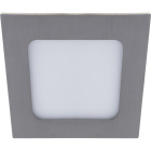 Downlight FRANCO square 1x6W LED 336lm 6400K 120° L.12xW.12xH.0,2cm Satin Nickel