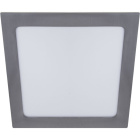 Downlight FRANCO square 1x18W LED 1000lm 6400K 120° L.22,5xW.22,5xH.0,2cm Satin Nickel