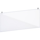 Suporte acrílico da luz de emergência KESTIS para pictograma autocolante 11x22x0,5cm transparente
