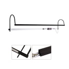 Aplique VHILS 1x12W LED 1200lm 2700K C.92xL.15xAlt.18cm preto