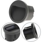 Aplique de encastrar MUSTANG redondo IP54 1x3W LED 105lm 3000K L.7xD.10,5cm antracite