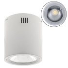 Plafond TUBI 1x20W LED 1600lm 4000K Alt.18xD.16cm alumínio branco