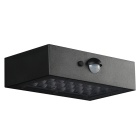 Aplique solar SANDOVAL IP65 3W LED 350lm 3000K/3000K C.13,76xAlt.3,54cm preto