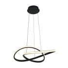 Suspensão DORALICE 40W LED 1650lm 3000K Alt.Reg.xD.50cm preto